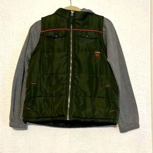 Xtreme zip up vest, sweater jacket. Child’s size 18